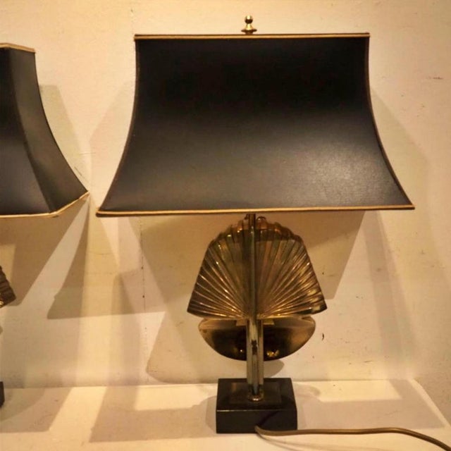 Metal Pharaoh Table Lamps from Maison Jansen, 1970s, Set of 2 For Sale - Image 7 of 17