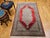 Textile Vintage Persian Qum Area Rug, Hand-Knotted Silk, Herati Medallion Pattern, Ivory & Red, 4x6 For Sale - Image 7 of 16