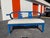 Chinoiserie 1970s High Gloss Patriot Blue Chinoiserie Settee – Newly Lacquered – 48” Wide For Sale - Image 3 of 11