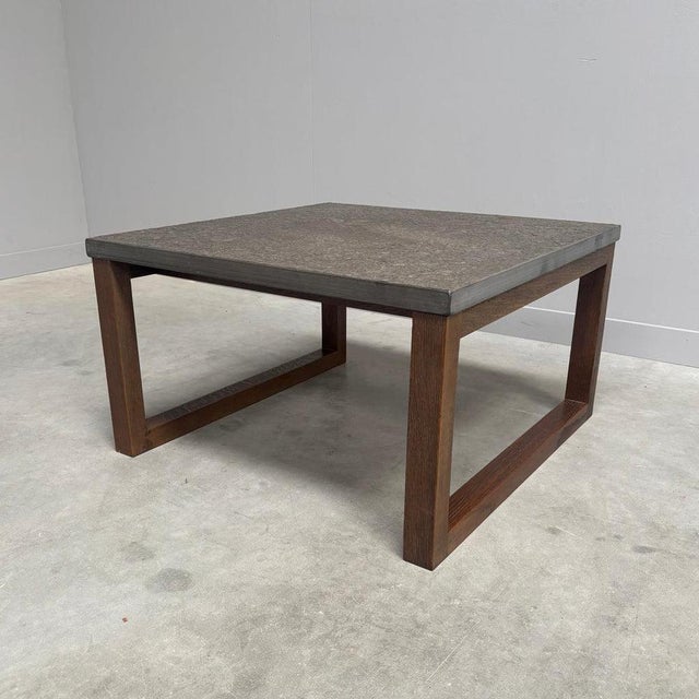 Brown Vintage Stone Side Tables, 1970s, Set of 2 For Sale - Image 8 of 12