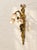 French Vintage Louis XVI Style Figural Three-Light Wall Sconces - a Pair For Sale - Image 3 of 6