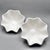 Ceramic Vintage White Hull Pottery Fluted Star Serving Bowls Pair For Sale - Image 7 of 10