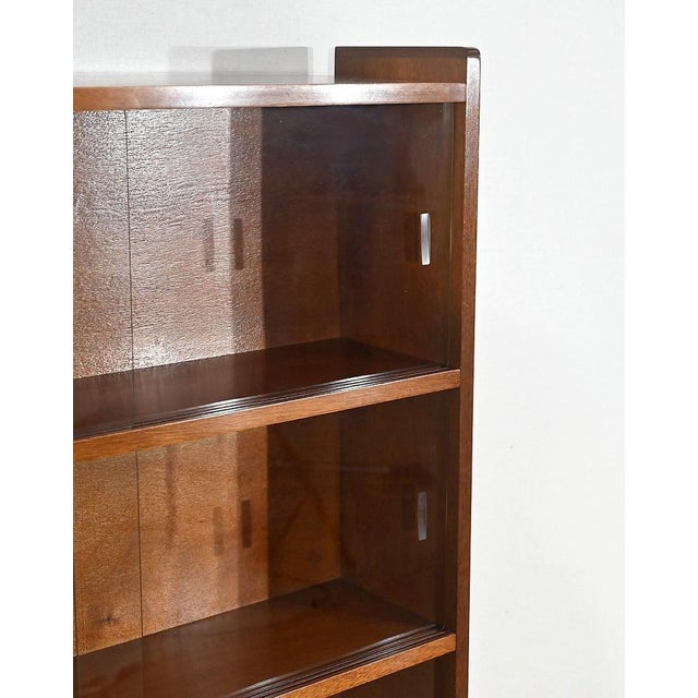 Wood Vintage Bookshelf attributed to D. Rozaffy, 1960s For Sale - Image 7 of 18