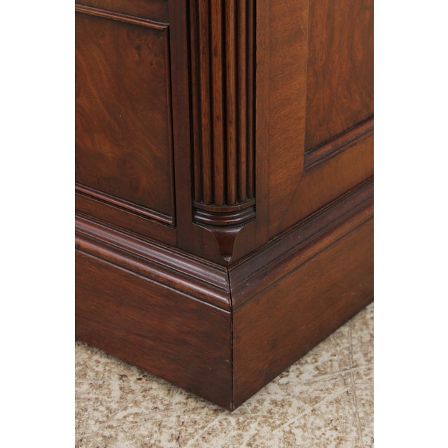 Councill Business Large Walnut Executive Office Desk For Sale - Image 17 of 18