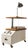 Vintage Famed Lamp Cart with Oak Tops, 1960s For Sale