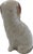 This single Staffordshire Terrier has lost its mate and is looking for a good home. Diminutive in size at only 3 1/2" high...