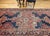 19th Century Persian Farahan Gallery Rug, Hand-Knotted Wool, Geometric Pattern, Red & Navy, 5x10 For Sale In Chicago - Image 6 of 17