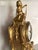 19th C French Louis XVI Gold Bronze Mantel Clock - 1 Pc For Sale - Image 11 of 18