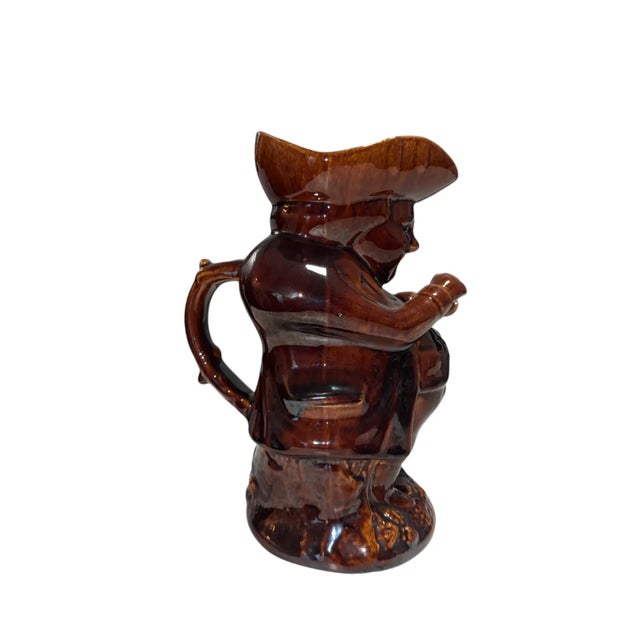 American Early 19th Century Rockingham "Snuff Taker" Toby Jug For Sale - Image 3 of 6
