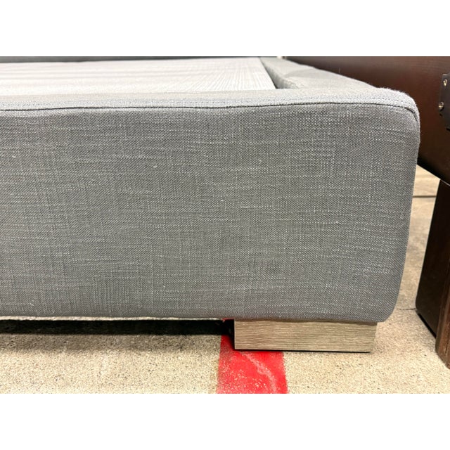 Eastern King Restoration Hardware Modena Bed Frame For Sale - Image 12 of 12