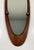 Vintage Bended Wooden Wall Mirror by Mobili Polli, Italy, 1950s For Sale - Image 10 of 13