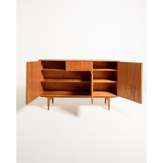 Scandinavian Highboard in Teak and Oak, 1960s For Sale - Image 4 of 13