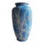 Vintage MCM Cloisonne Style Chinese Porcelain Hand Painted Floor Vase For Sale