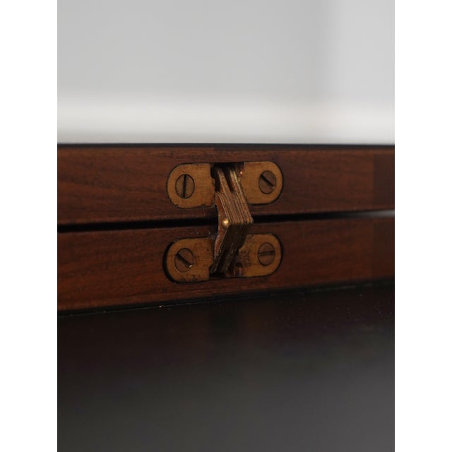 Wood Henkel Harris Cherry Flip Top Bar Cabinet For Sale - Image 7 of 18