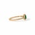 Metal 14k Yellow Gold Emerald Diamond Modern Proposal Ring in 14k Yellow Gold Size 6.5 For Sale - Image 7 of 18