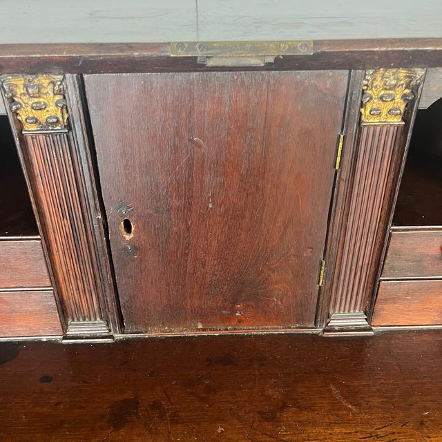 Georgian Mahogany Bureau, Mid -18th Century For Sale - Image 12 of 18