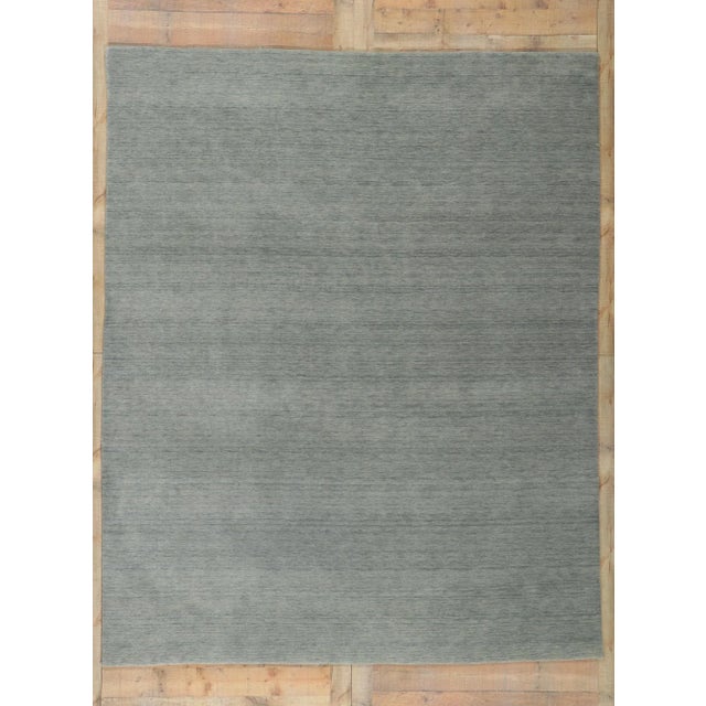 Gray Modern Style Gray Area Rug - 08'01 X 09'11 For Sale - Image 8 of 9