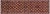 Shabby Chic Ziegler Red/Blue Wool Runner Rug- 2'7'' X 9'7'' For Sale - Image 9 of 10