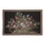 Floral Basket Black Loom Woven Tapestry - 96 X 147 Cm (3'2" X 4'10") - Requires Rod Size 4 For Sale