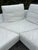 Glass Rolf Benz Leather Sectional Sofa and Ottoman With Glass Attached Side Table For Sale - Image 7 of 16