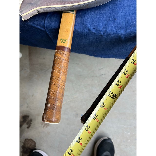 American Vintage Trio of Spaulding Tennis Rackets With Covers For Sale - Image 3 of 7