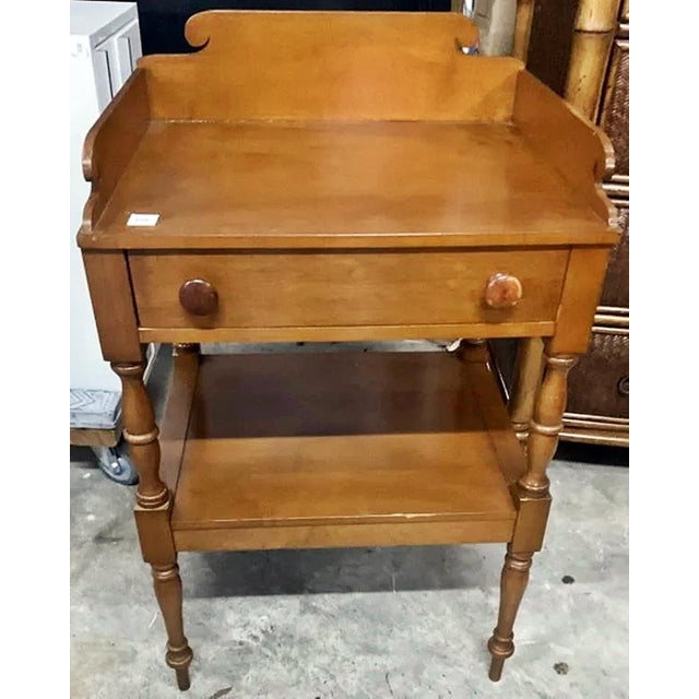 Wood Vintage Wooden Wash Stand by Conant Ball For Sale - Image 7 of 7