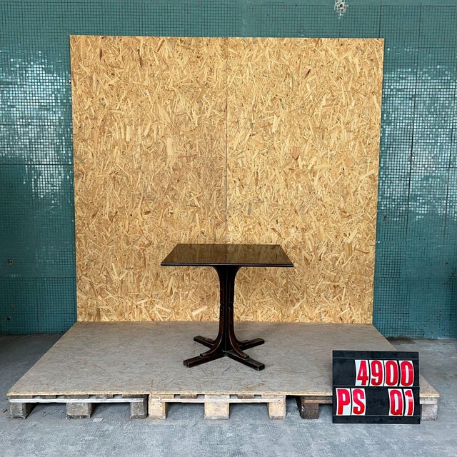 Bentwood Square Café Table, 1980s For Sale - Image 3 of 3