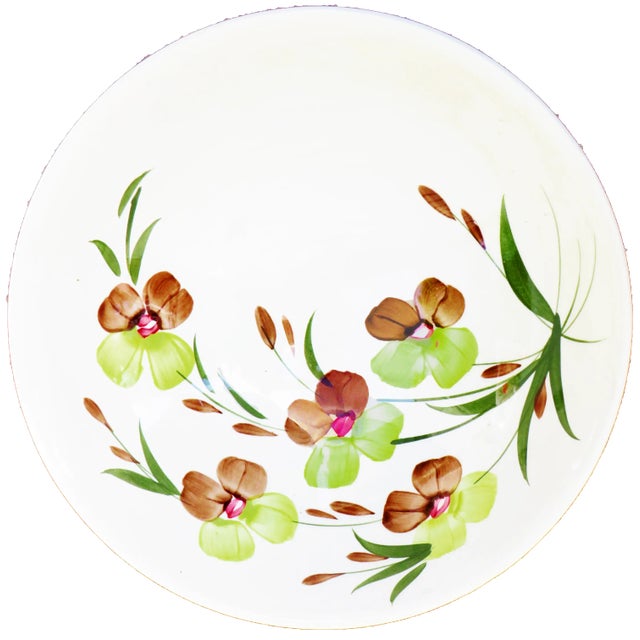 Charming set of Southern / Blue Ridge Potteries dinnerware in the popular Sunny Spray pattern plus a complementary hued...