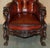Antique Chesterfield Library Chair with Hand Carved Lions Head, 1840 For Sale - Image 4 of 18