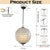 Glam up a dining room or living room with this vintage capiz shell chandelier, as a natural elements decor your home....