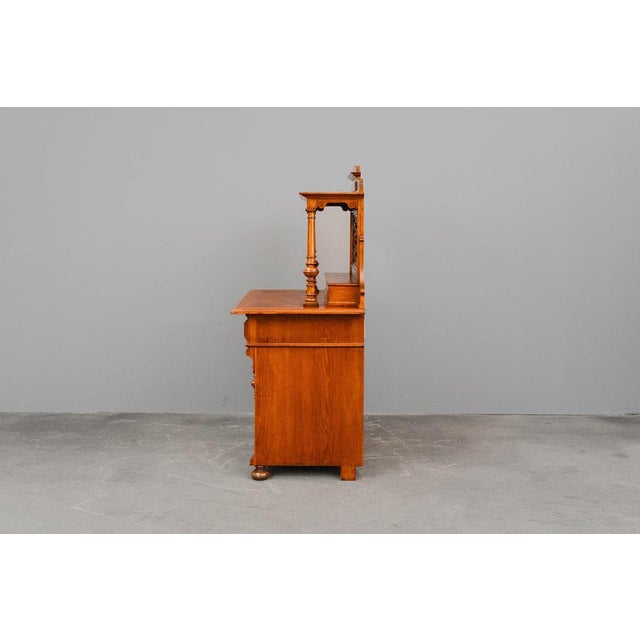 Gründerzeit Buffet in Oak, 1800s, Set of 2 For Sale - Image 5 of 18