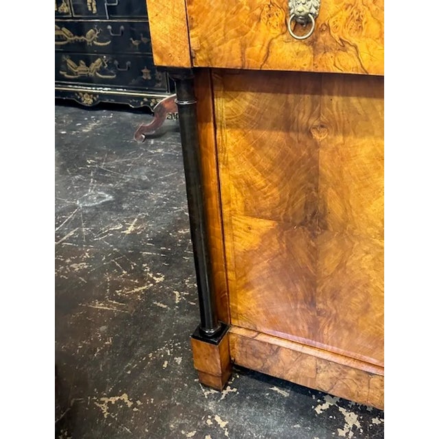 Wood 19th Century German Biedermeier Cabinet For Sale - Image 7 of 11
