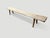 2010s Andrianna Shamaris St. Barts Long Teak Wood Bench For Sale - Image 5 of 6