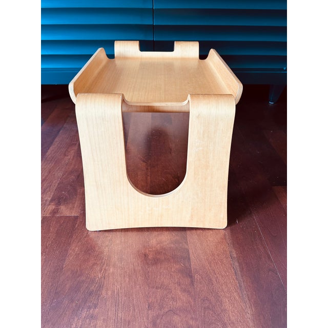 Tan Vintage Magis Bentwood Low Table - Made in Italy For Sale - Image 8 of 16