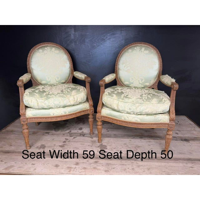 French Bergere Armchairs, 1870, Set of 2 For Sale - Image 11 of 18