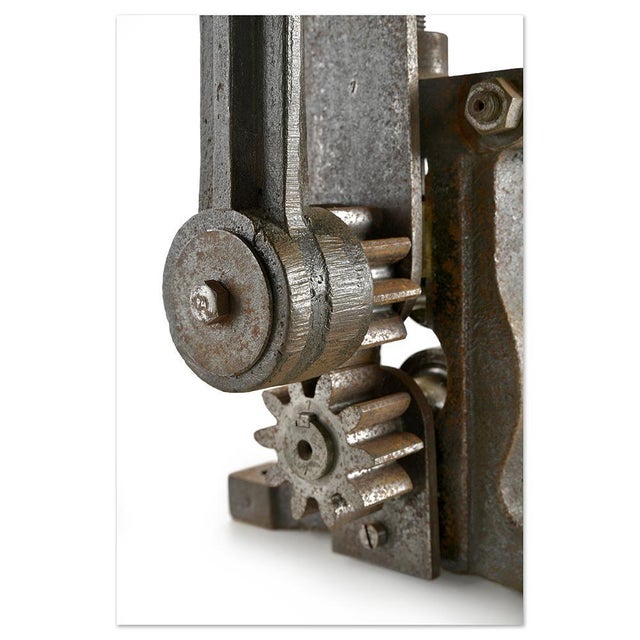20th Century Rolling Mill with 2 Cast Iron Cranks For Sale - Image 6 of 7