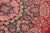 Shabby Chic Tabriz Red/Green Wool Rug - 9'6'' X 13'3'' For Sale - Image 4 of 10