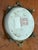 Exquisite Antique Hua Rong Tang Zhi Porcelain Brass Footed Decorative Trinket Plate For Sale In Baltimore - Image 6 of 12