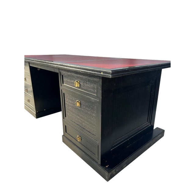 Vintage Freestanding Executive Desk, 1960 For Sale - Image 13 of 18