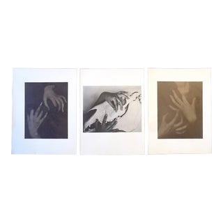 Large Vintage "Georgia O'Keeffe" Photogravures- by Alfred Stieglitz (Usa 1864-1946) - Set of 3 For Sale