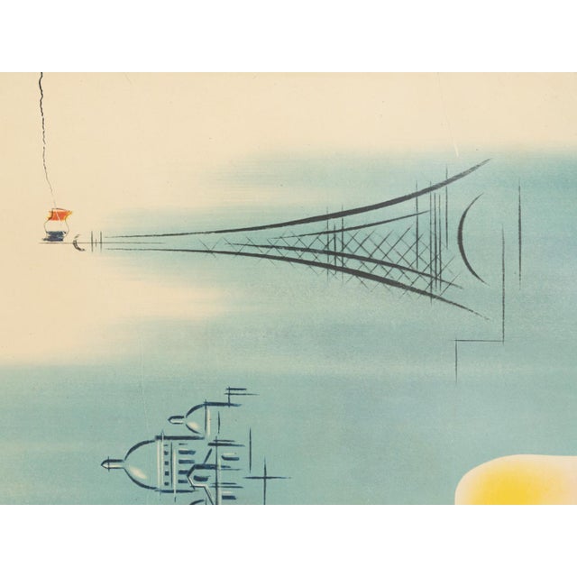 Paris, Pan Am Airways Travel Poster, 1949 For Sale - Image 6 of 17