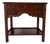 Vintage Baker Furniture Milling Road Chippendale Style 3 Drawer Nightstand For Sale