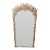 Vintage Serge Roche Style Tropical Palm Beach Full Length Arch Mirror For Sale