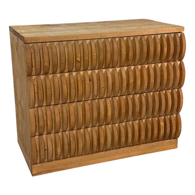 Pine Drawer by Mario Ceroli, Italy, Circa 1970s For Sale
