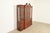 Henredon Henredon Georgian Carved Mahogany Lighted Breakfront Bookcase Cabinet For Sale - Image 4 of 17