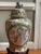 1940s Rose Medallion Famille Rose Foo Lion Temple Jar With Mahogany Stand - 25.5" Tall For Sale - Image 5 of 13