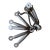 Set of 10, French Industrial Cast Aluminum Drawer Pulls For Sale