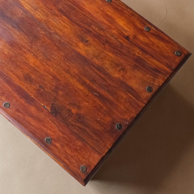 1960s Spanish Colonial Revival Style Coffee Table With Wrought Iron Details For Sale In New York - Image 6 of 8