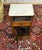 19th Century Walnut Bedside Table with White Marble Top For Sale - Image 6 of 12