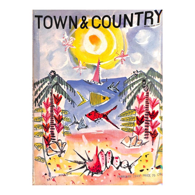 Town & Country Magazine February 1949 For Sale
